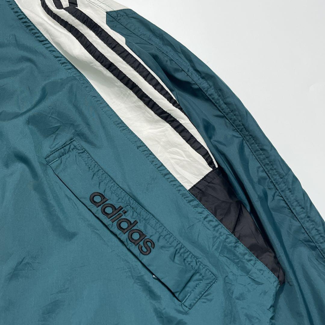 90's adidas アディダス ハーフジップ アノラック M ナイロン 90's adidas アディダス ハーフジップ アノラック M ナイロン
