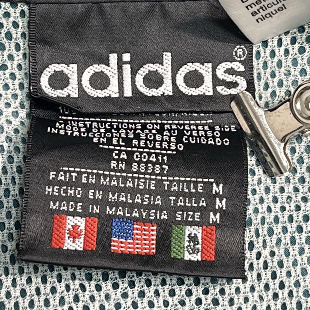 90's adidas アディダス ハーフジップ アノラック M ナイロン 90's adidas アディダス ハーフジップ アノラック M ナイロン