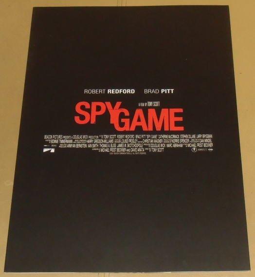 『スパイ?ゲーム』プレスシート?B４/ロバート?レッドフォード、ブラッド?ピット