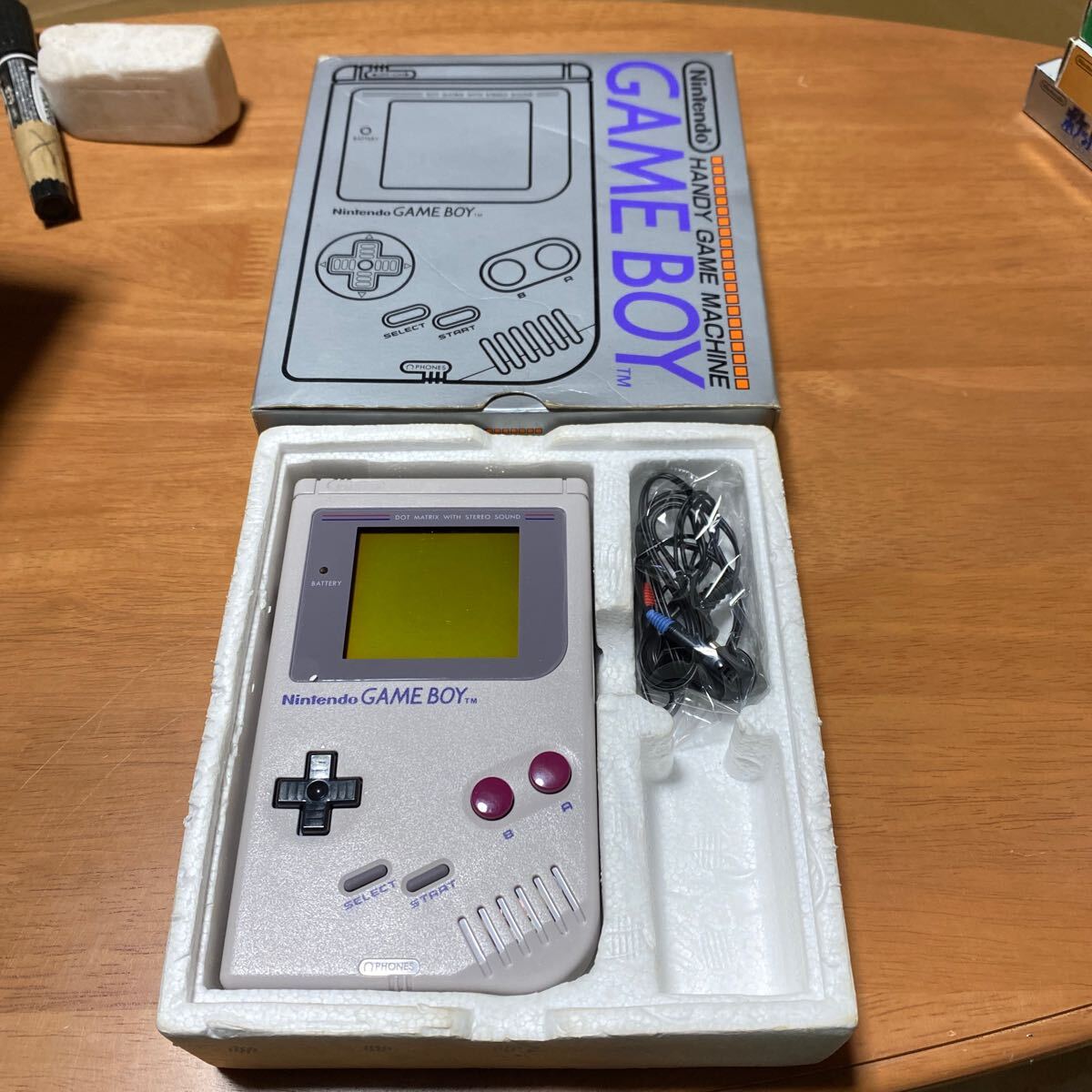 5100円 ○【GAMEBOY ゲームボーイブロス 初代】箱付 イヤホン 5100円 ○【GAMEBOY ゲームボーイブロス 初代】箱付 イヤホン