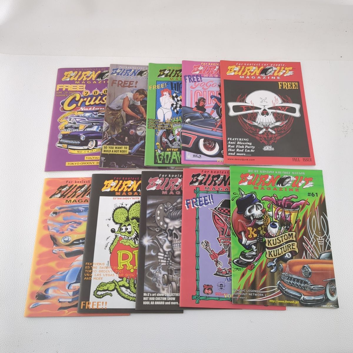 MOON CUSTOM CYCLE SHOP BURNOUT MAGAZINE 雑誌 車 まとめ 41冊 MOON CUSTOM CYCLE SHOP BURNOUT MAGAZINE 雑誌 車 まとめ 41冊