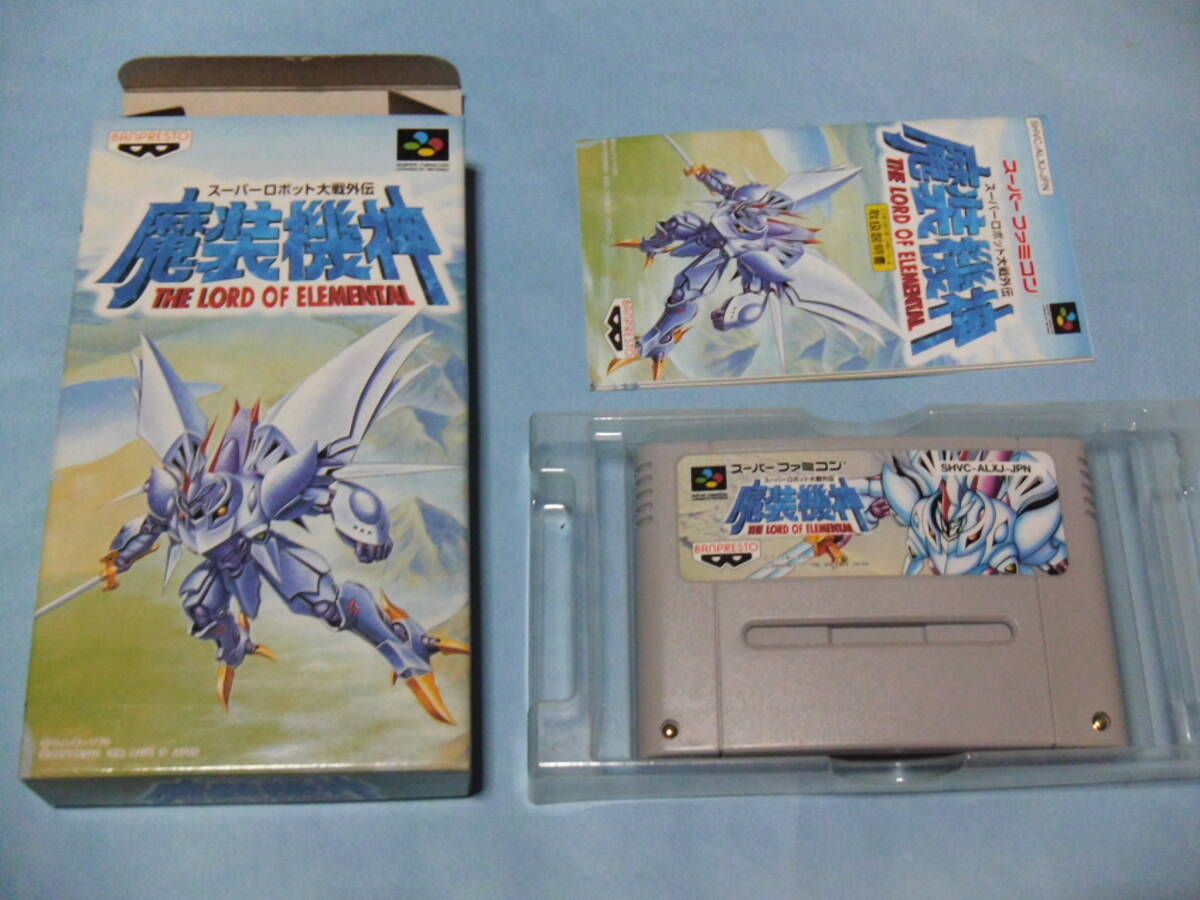 【 送料無料 】▼SFC 箱・説明書付 【スーパーロボット大戦外伝 魔装機神】