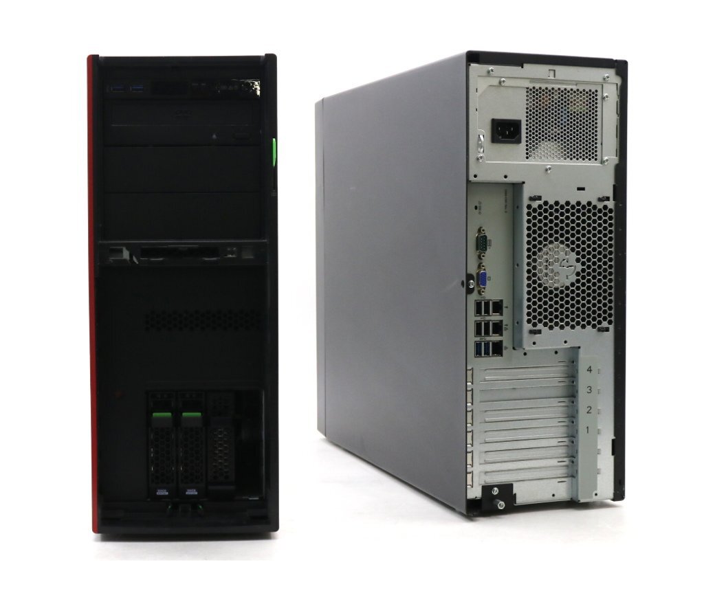  Fujitsu PRIMERGY TX1330 M4 Xeon E-2124 3.3GHz 8GB 500GBx2 шт. (SATA3.5 дюймовый /RAID1 структура ) DVD-ROM PRAID CP400i