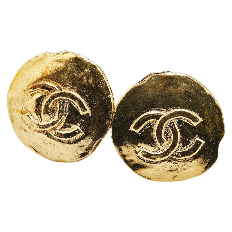 シャネル ココマーク イヤリング ゴールド メッキ レディース CHANEL 【中古】