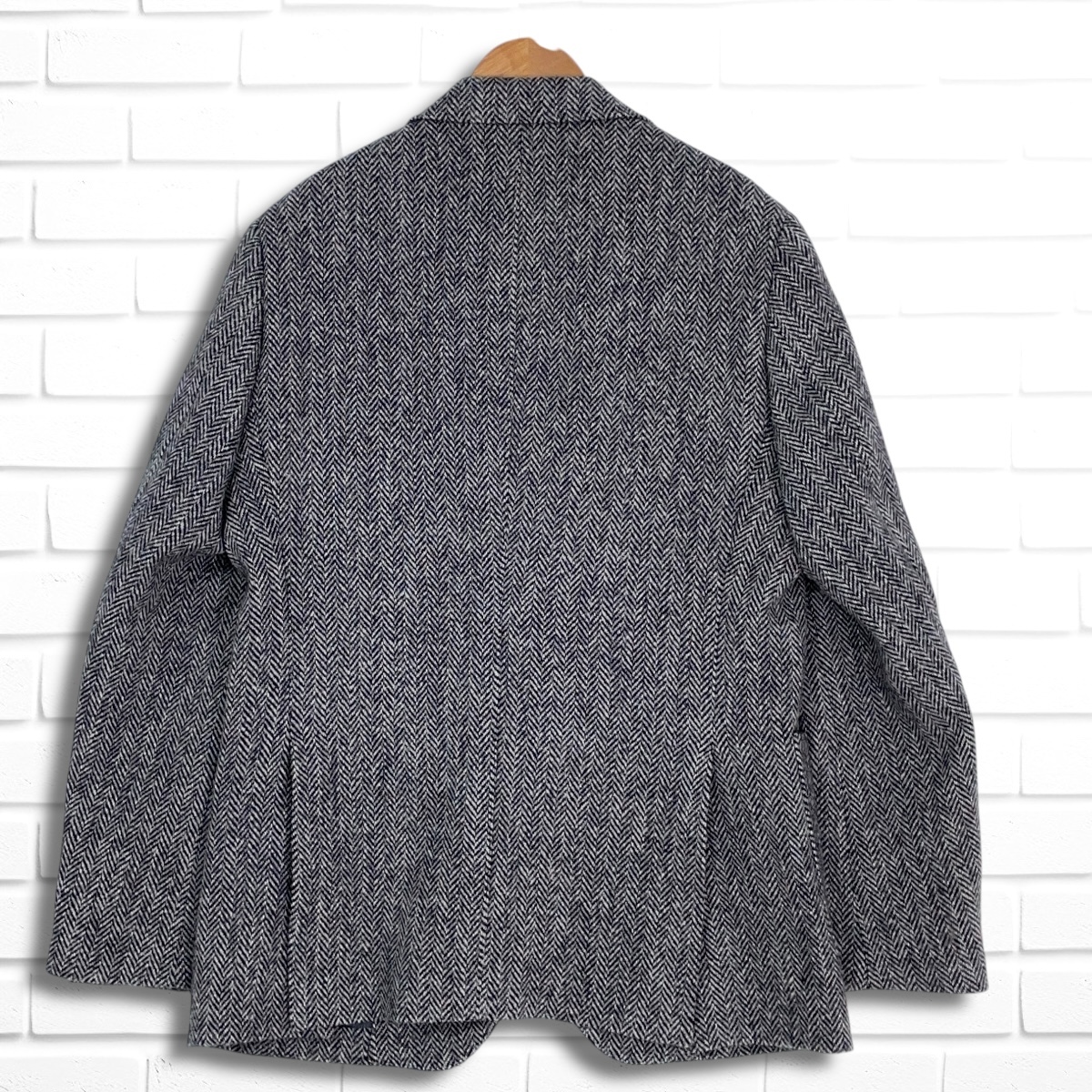 美品 ハリスツイード GARMENT W D × Harris Tweed ヘリンボーン 美品 ハリスツイード GARMENT W D × Harris Tweed ヘリンボーン