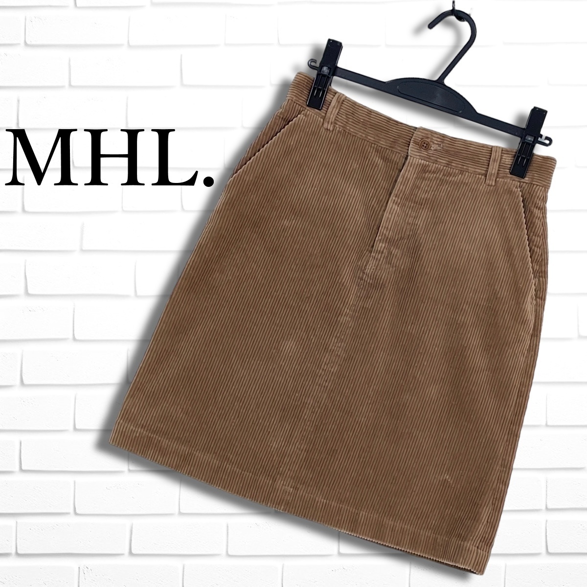 ◆良品◆ MHL. MARGARET HOWELL マーガレットハウエル コーデュロイ スカート 茶 ブラウン レディース ◆送料無料◆ 2514L ◆良品◆ MHL. MARGARET HOWELL マーガレットハウエル コーデュロイ スカート 茶 ブラウン レディース ◆送料無料◆ 2514L