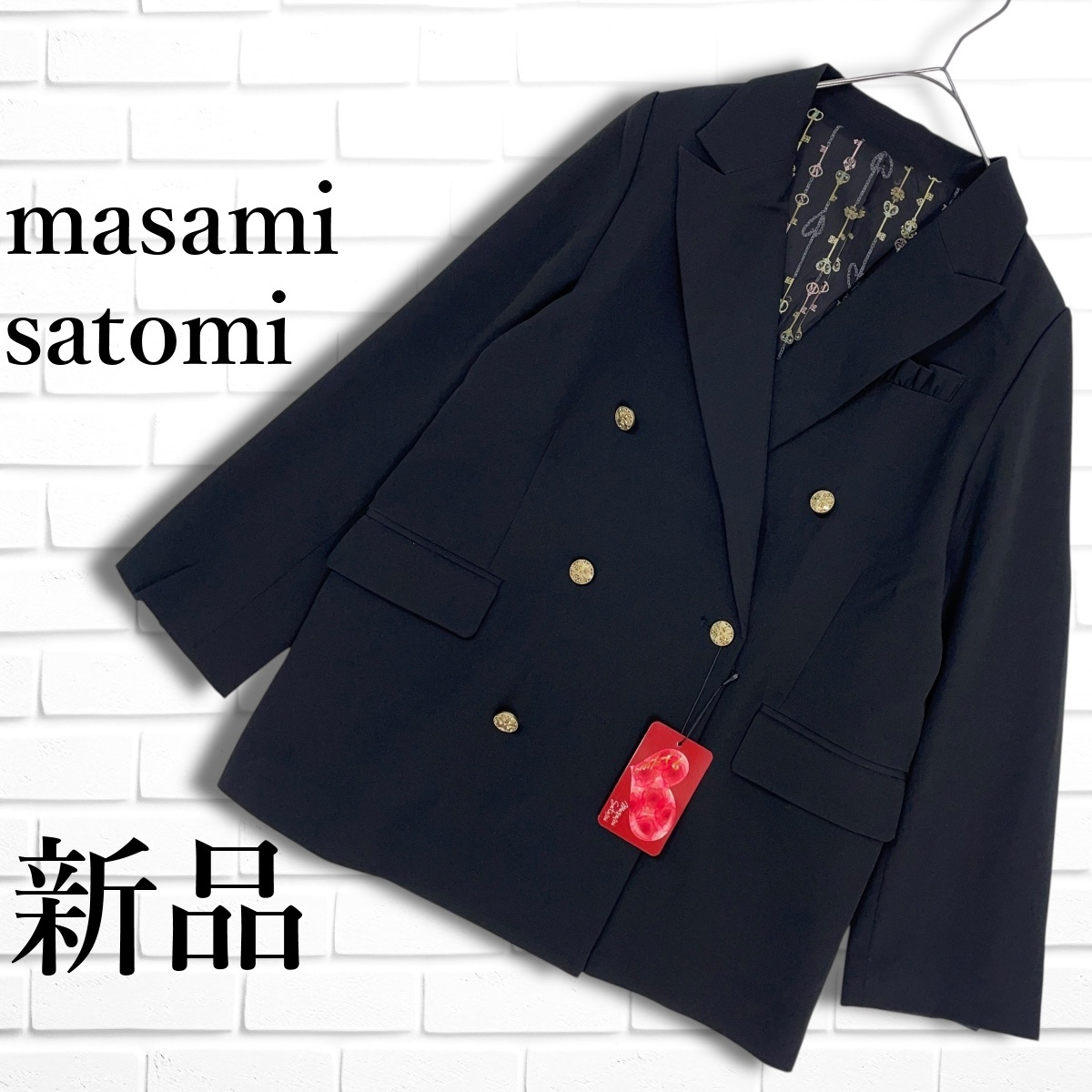 新品 &Love masami satomi アンドラブ マサミサトミ 金ボタン 新品 &Love masami satomi アンドラブ マサミサトミ 金ボタン