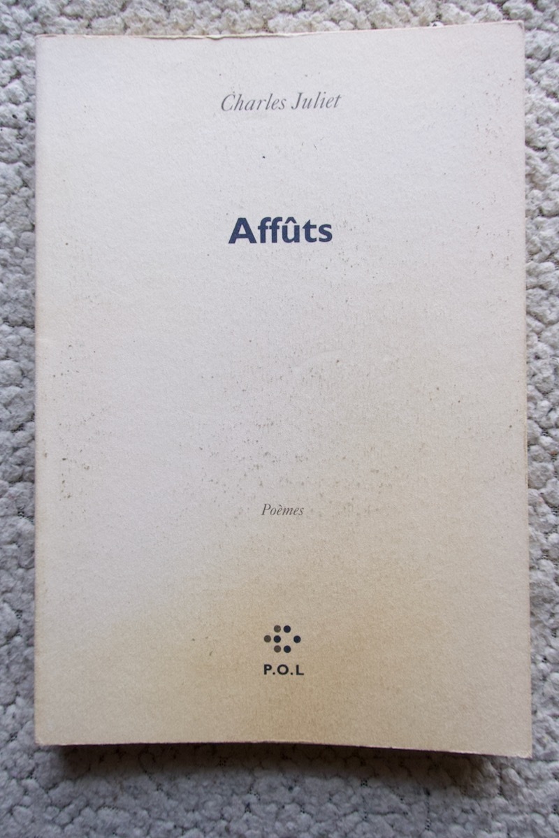 Affts Charles Juliet著 シャルル・ジュリエ フランス語☆
