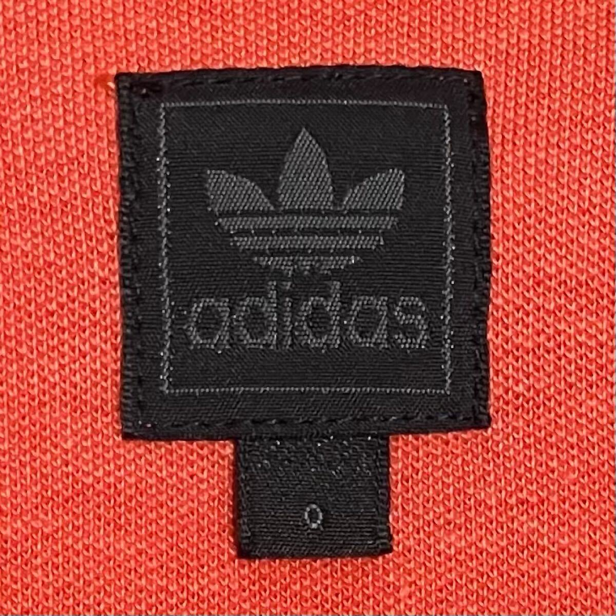 美品】adidas アディダス トラックジャケット 3本ライン ラバー 美品】adidas アディダス トラックジャケット 3本ライン ラバー