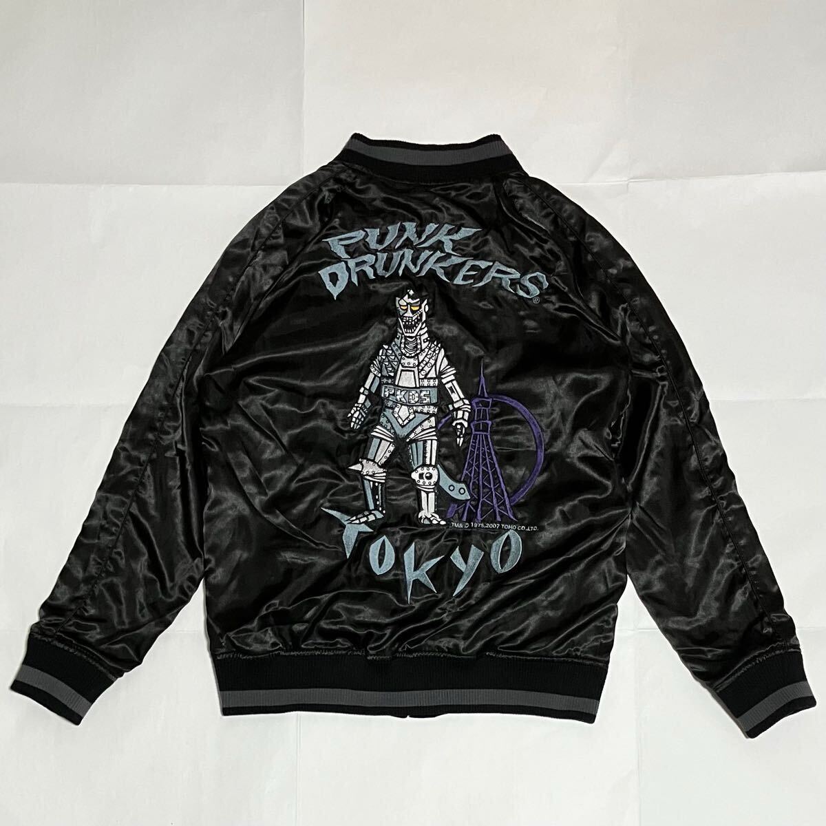 希少】PUNK DRUNKERS×東宝 コラボスカジャン リバーシブル 希少】PUNK DRUNKERS×東宝 コラボスカジャン リバーシブル