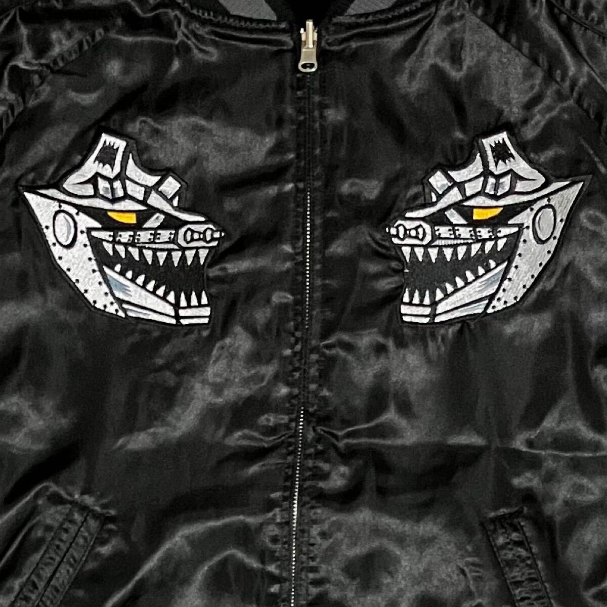 希少】PUNK DRUNKERS×東宝 コラボスカジャン リバーシブル 希少】PUNK DRUNKERS×東宝 コラボスカジャン リバーシブル