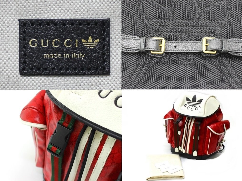 55万新品限定品◇グッチ GUCCI×adidas GGモノグラム×3ストライプ 55万新品限定品◇グッチ GUCCI×adidas GGモノグラム×3ストライプ