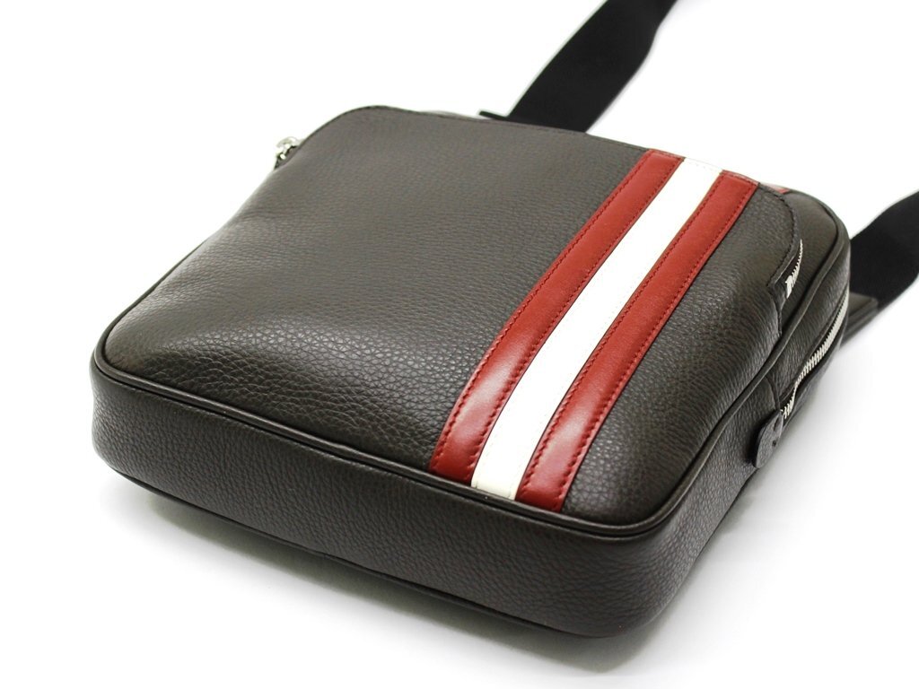 22万新品◇BALLY◇バリーストライプ カーフレザー ショルダー 22万新品◇BALLY◇バリーストライプ カーフレザー ショルダー