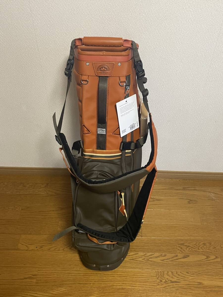 ★新品未使用★送料無料★ サンマウンテン Sun Mountain / Mid-Stripe デュアルストラップ スタンドバッグ CABIN-UMBER-WHEAT