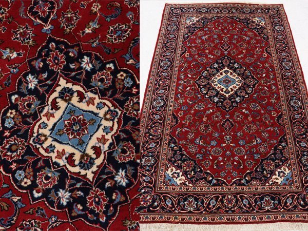 魁◇最高級ペルシャ絨毯 カシャーン産 大判152×250㎝ 総手織 魁◇最高級ペルシャ絨毯 カシャーン産 大判152×250㎝ 総手織
