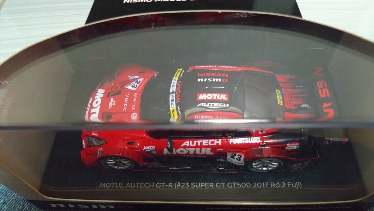 1/43 EBBRO nismo箱 2017年スーパーGT第2戦富士 モチュールオーテックGT-R#23 松田次生、R・クインタレッリ