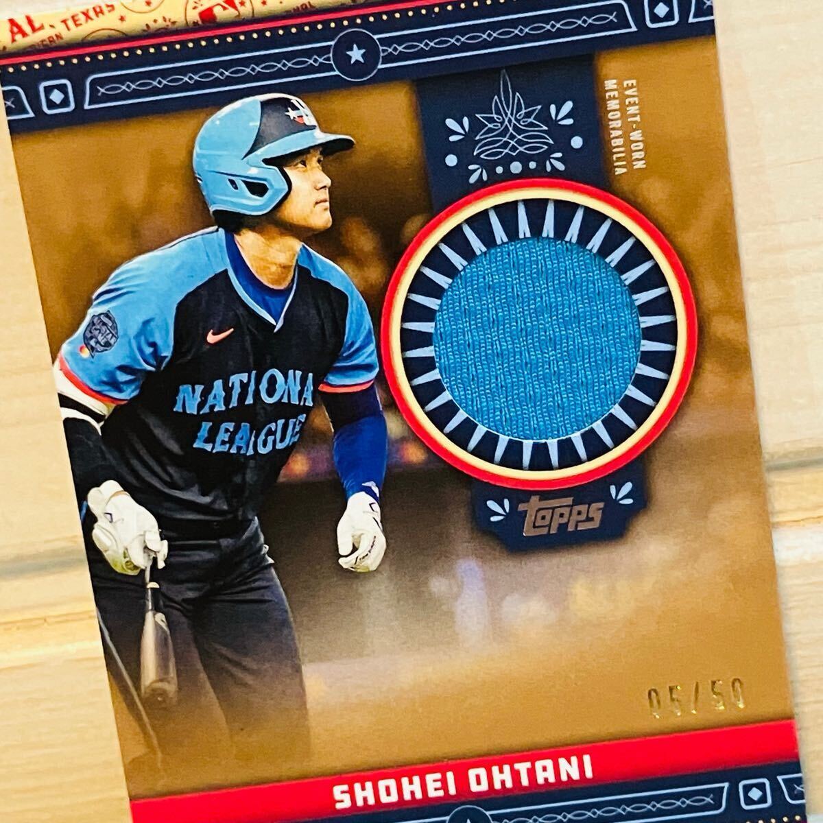 ☆希少☆ 50枚限定 大谷翔平 Topps Update オールスター 実使用 ☆希少☆ 50枚限定 大谷翔平 Topps Update オールスター 実使用