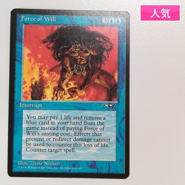 英語版 MTG 意志の力 Force of Will エターナルマスターズ版 EMA 英語版 MTG 意志の力 Force of Will エターナルマスターズ版 EMA