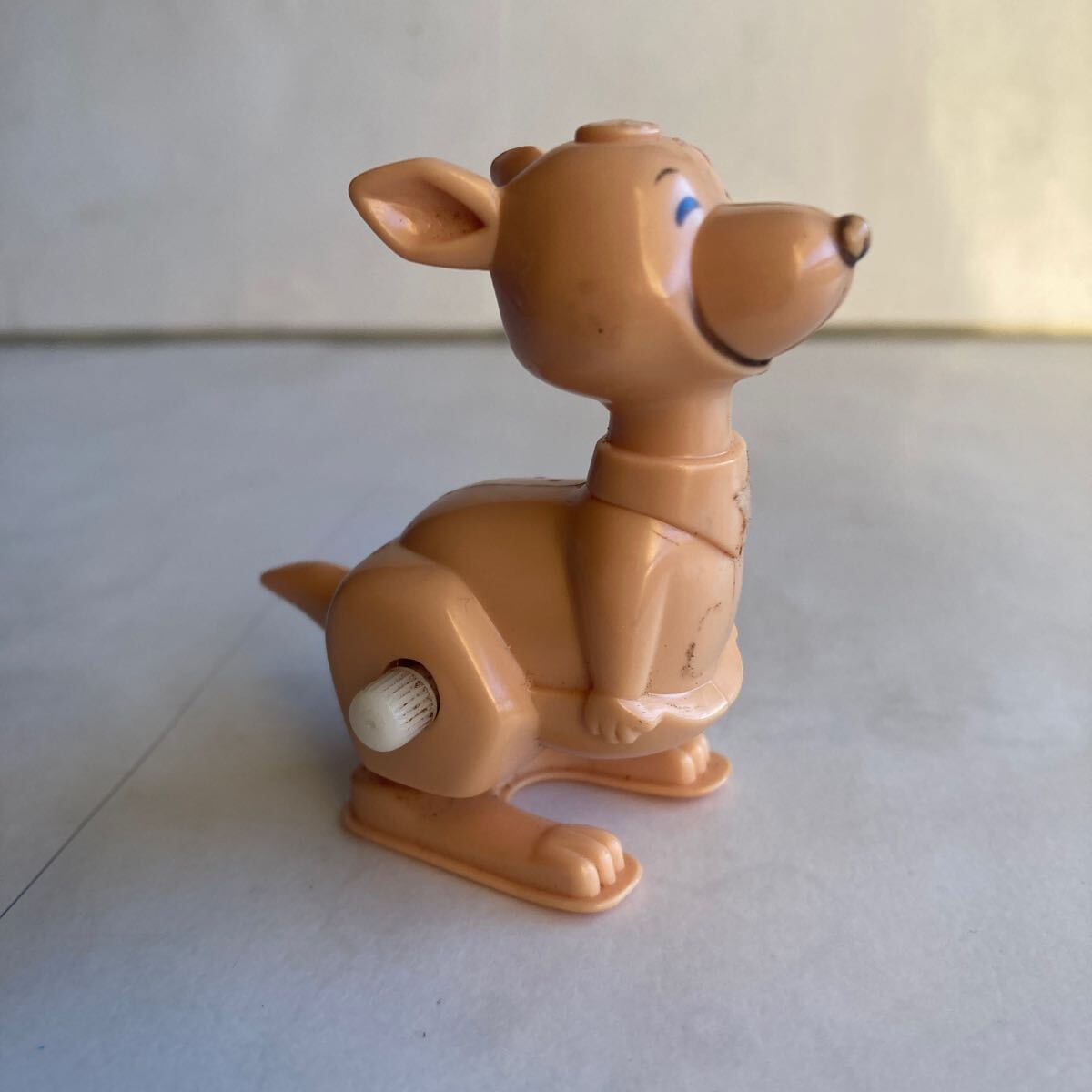 ■カンガルー　ゼンマイおもちゃ　ジャンクビンテージフィギュア動物アニマルかわいい昭和レトロ当時物2c■検おまけ食玩昔グリコ古い超合金