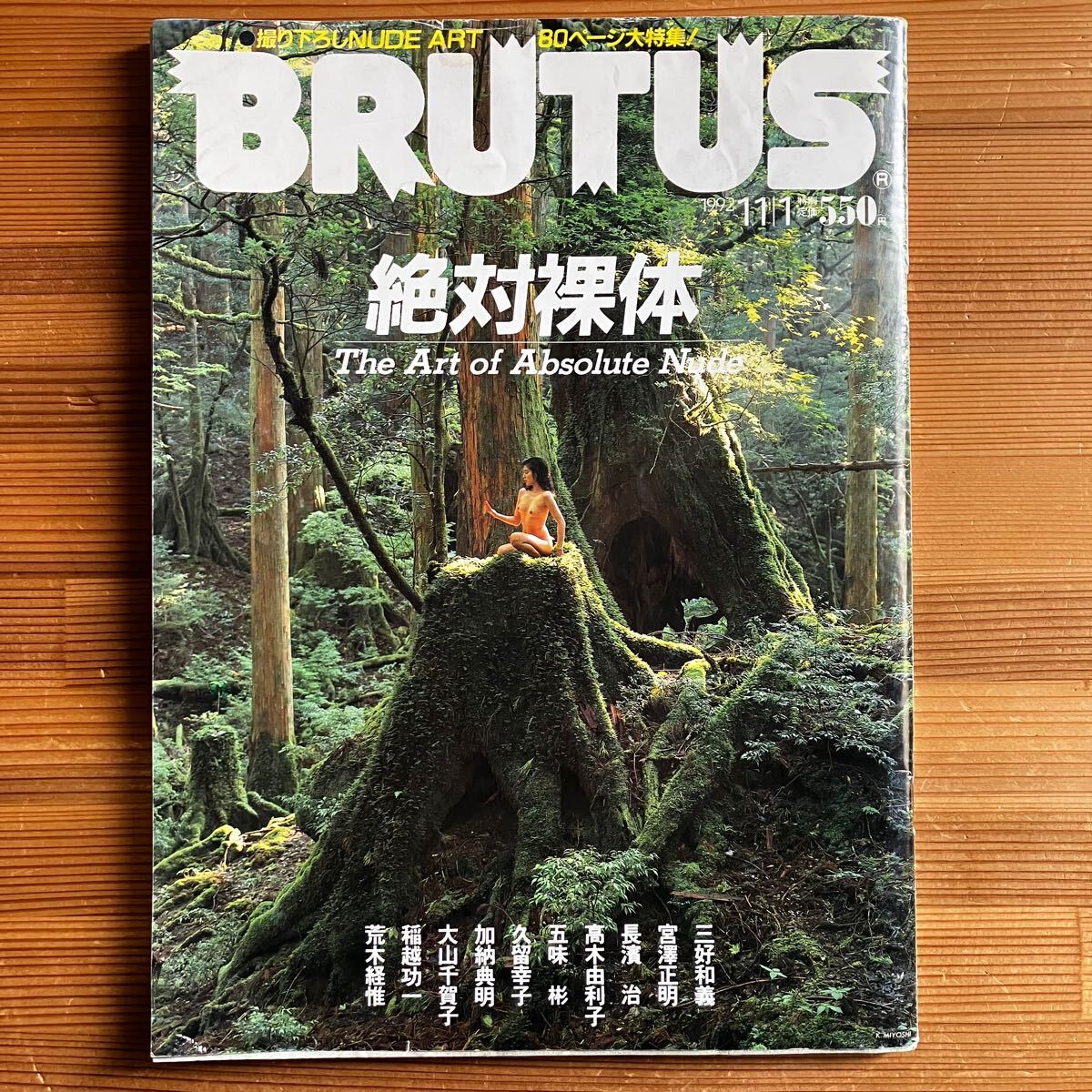 雑誌BRUTUS 絶対裸体 横尾忠則 篠山紀信 荒木経惟 三島由紀夫 雑誌BRUTUS 絶対裸体 横尾忠則 篠山紀信 荒木経惟 三島由紀夫