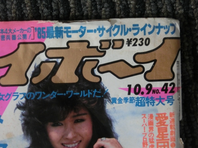希少☆週刊プレイボーイ 1984年10/9号 ブルマ:岡田有希子 石川 希少☆週刊プレイボーイ 1984年10/9号 ブルマ:岡田有希子 石川