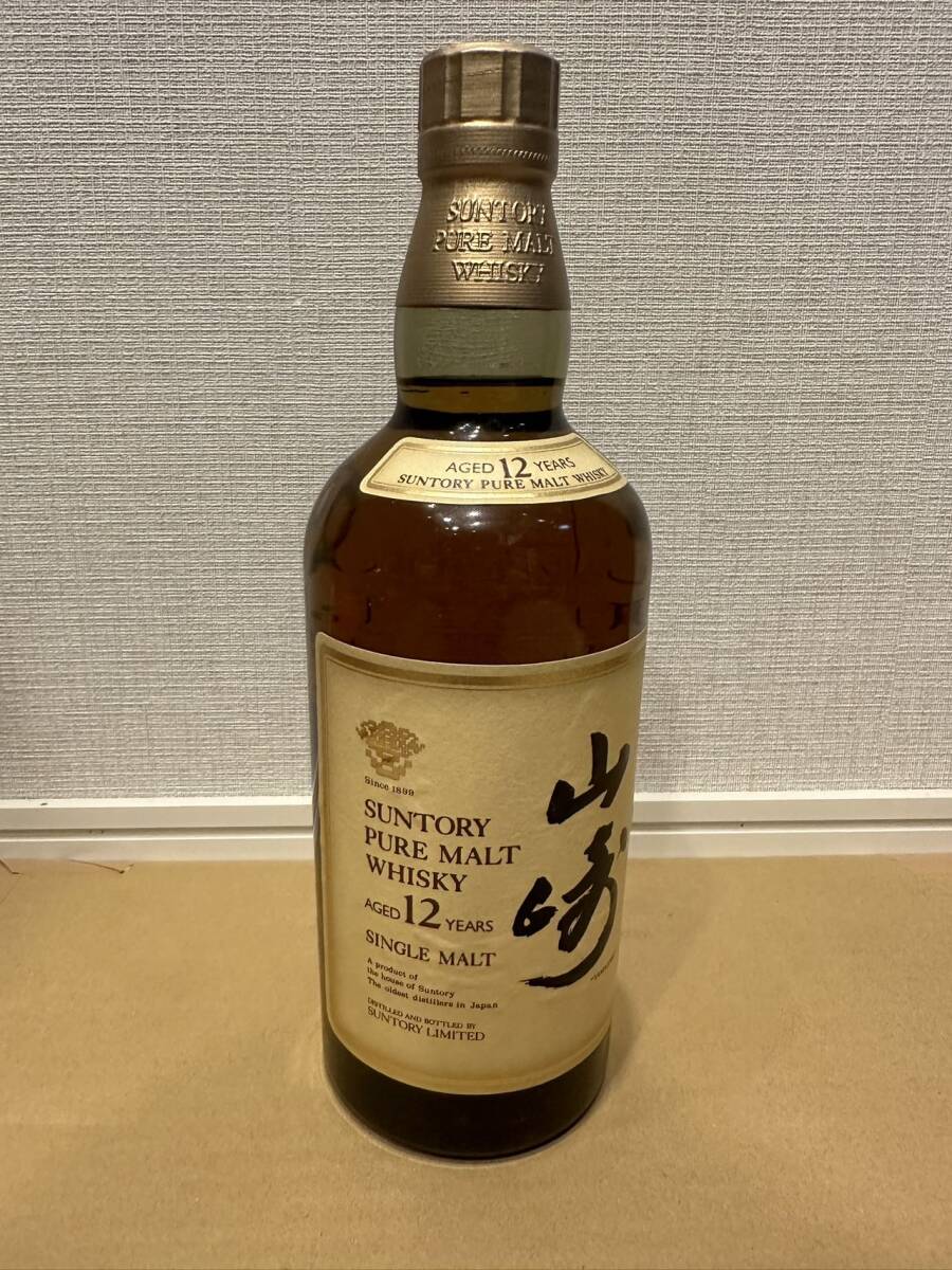 NA3041 未開栓! 山﨑 YAMAZAKI 12年 シングルモルト 箱付き NA3041 未開栓! 山﨑 YAMAZAKI 12年 シングルモルト 箱付き