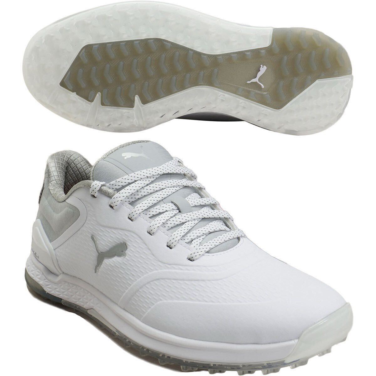 新品正規品 プーマ PUMA ゴルフシューズ プロアダプト アルファキャット 2.0 メンズ 29.5cm プーマ ホワイト 送料無料 高機能