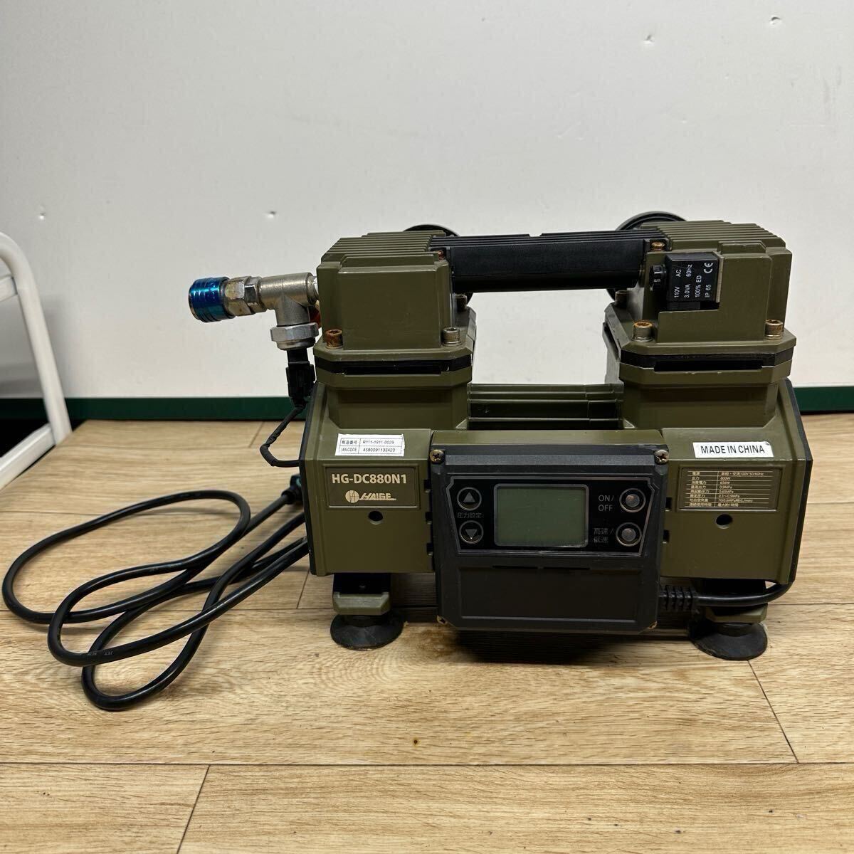 ハイガー産業 コンプレッサー HG-DC880N1動作未確認 ジャンク【管3604Z】