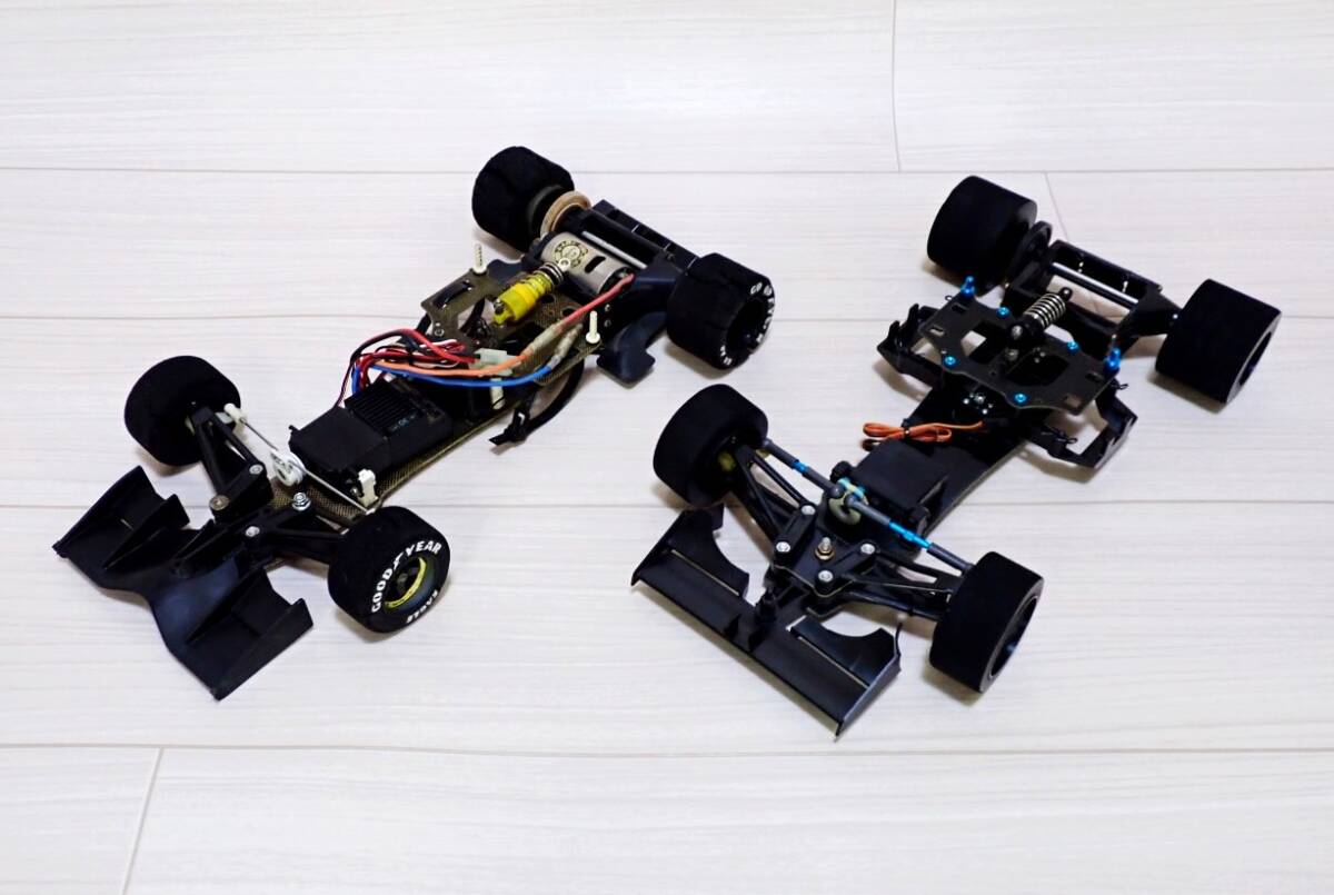 1/10 タミヤ 旧車 当時物 ビンテージ F101 シャーシ 2台 まとめて