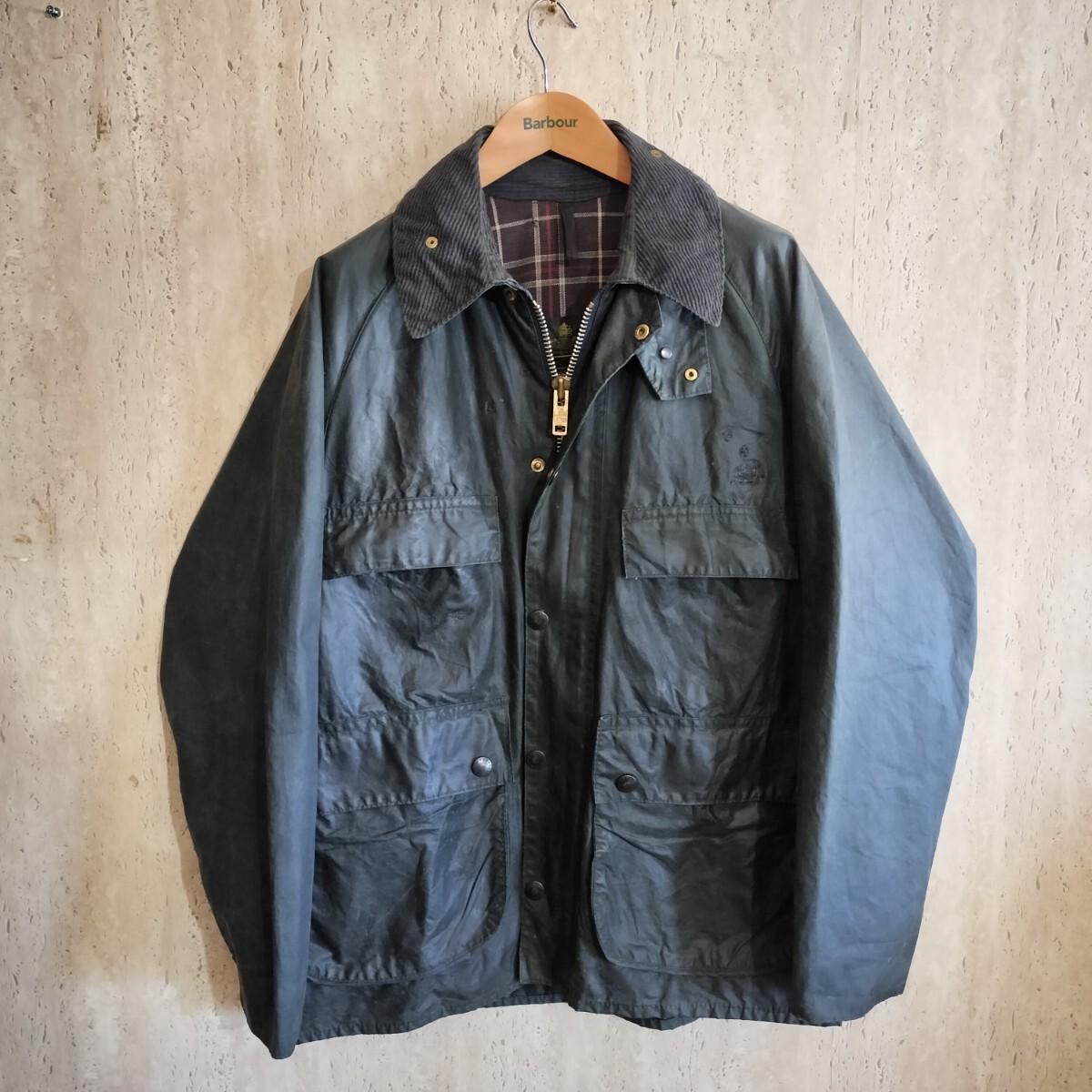 80s Barbour bedale バブアー ビデイル c38 2クラウン 2クレスト 80s Barbour bedale バブアー ビデイル c38 2クラウン 2クレスト