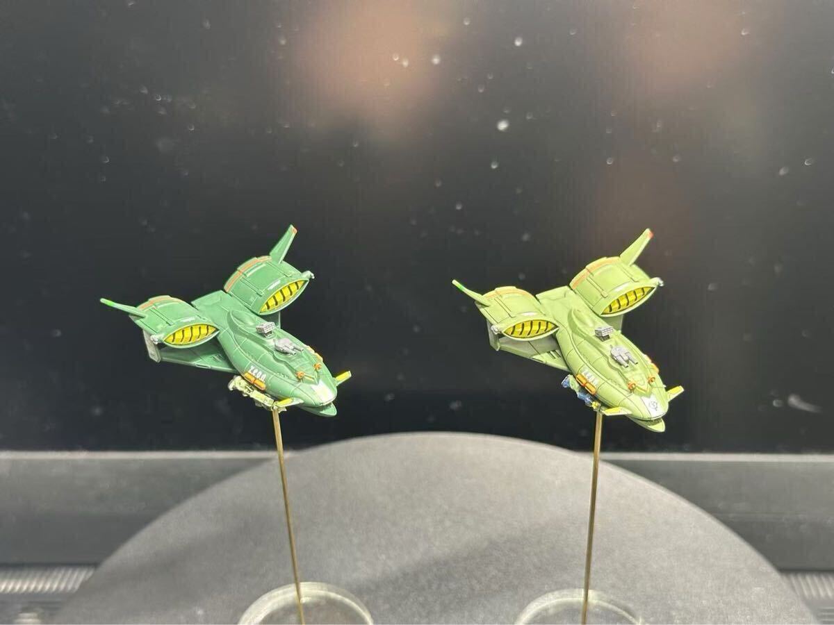 ガンダム1/1700 GK完成品 手作品 ガガウル級MS駆逐艦