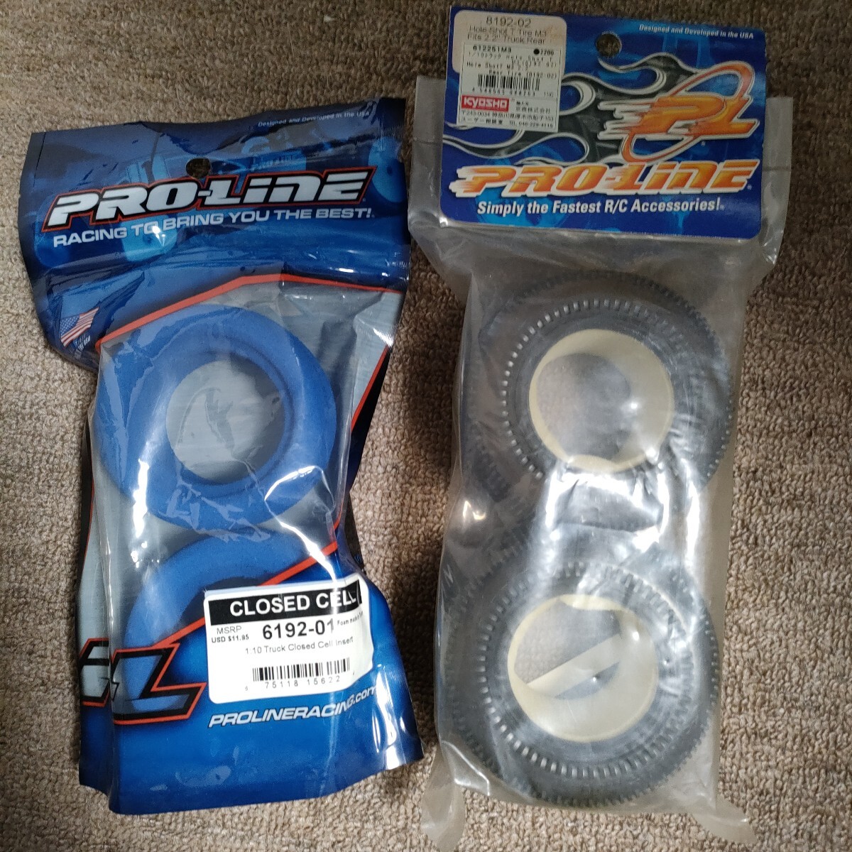 プロライン ホールショット 1/10トラック用　クローズドセル　PROLINE HOLESHOT CLOSED CELL 未使用品