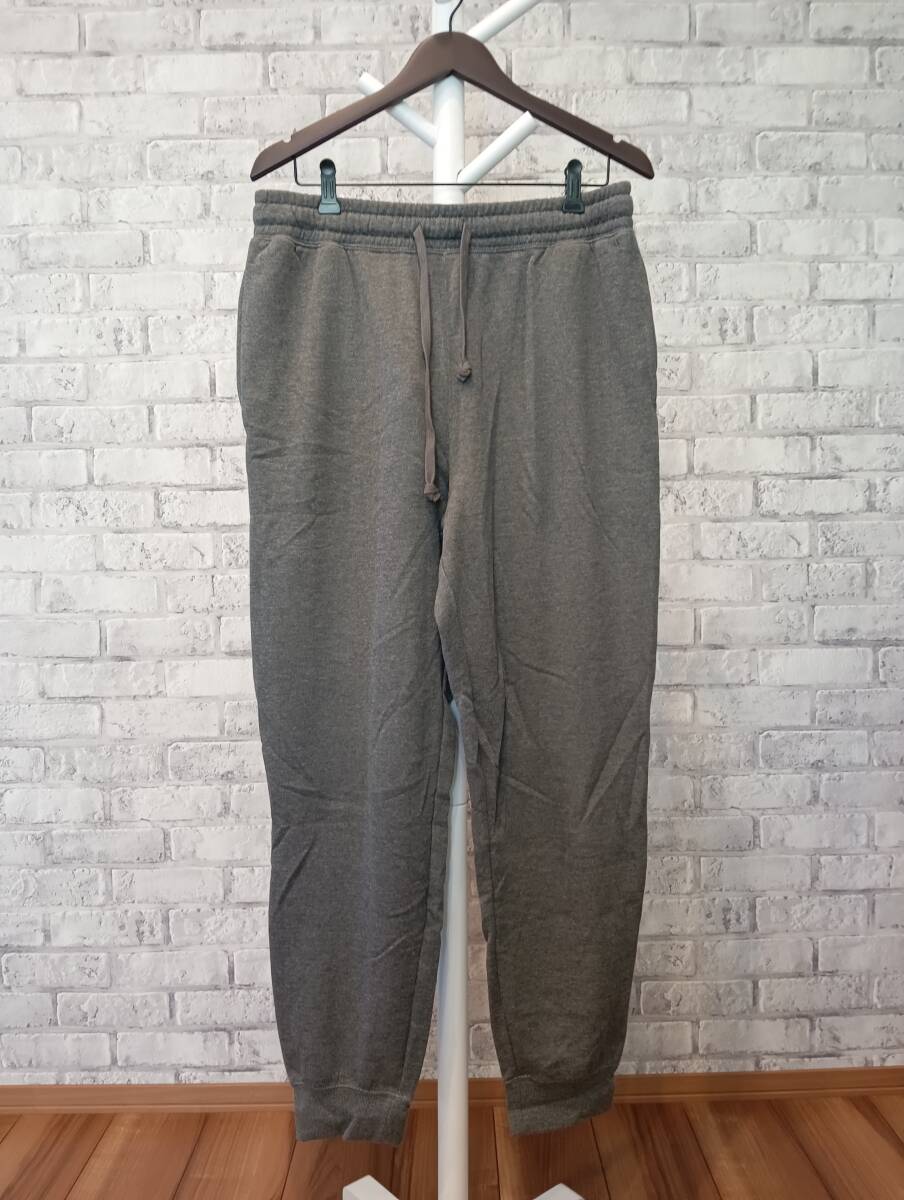２XL　新品　メンズ　裏起毛暖か　ロングスウェットパンツ　　グレー　部屋着　運動　パジャマ