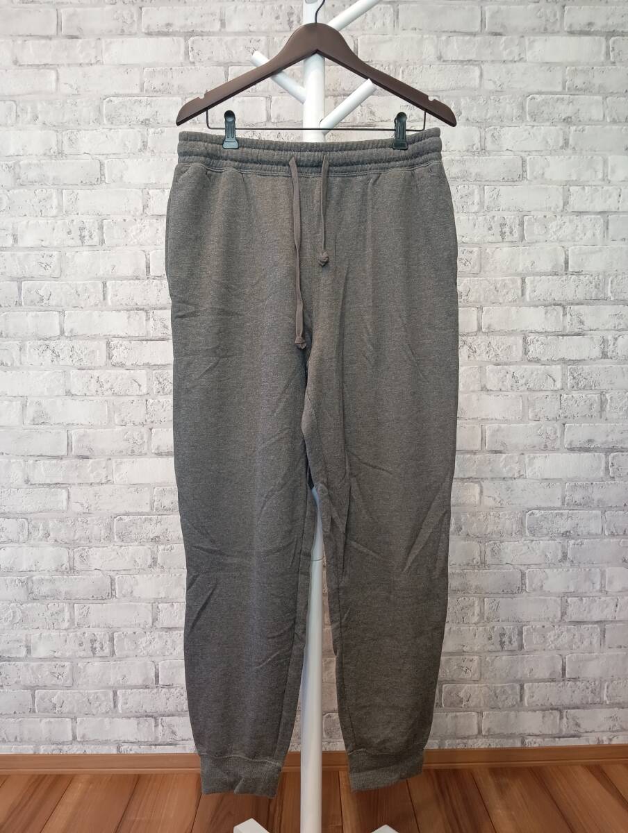 ２XL　新品　メンズ　裏起毛暖か　ロングスウェットパンツ　　グレー　部屋着　運動　パジャマ