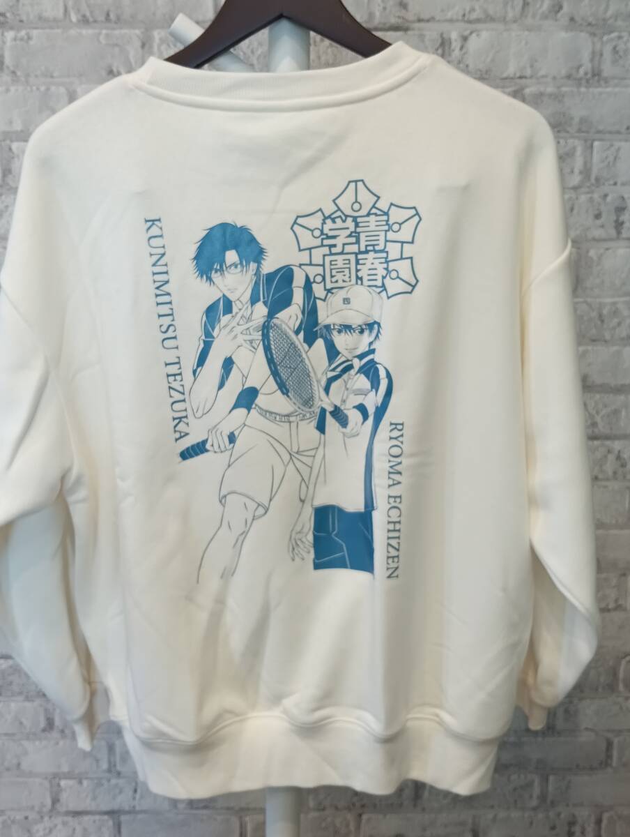 M　新品　新テニスの王子様　リョウマ　テズカ　裏起毛　トレーナー　軽量　白