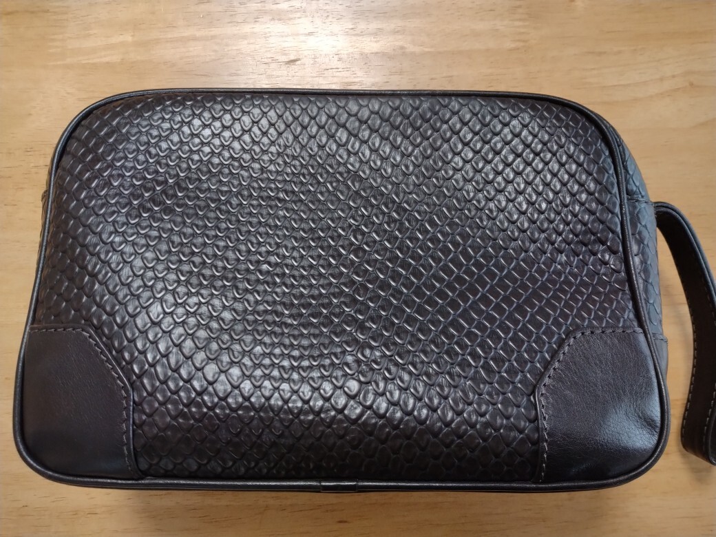 ☆　EMPORIO ARMANI 　エンポリオアルマーニ　セカンドバッグ　茶　☆_画像2