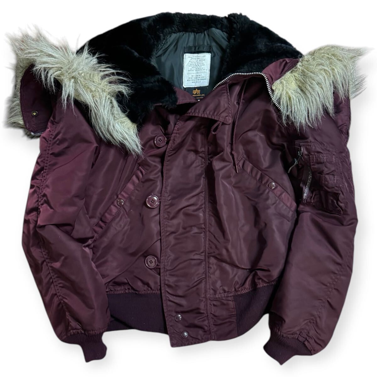 Yahoo!オークション - 稀少色ボルドー ALPHA INDUSTRIES 90s 黒 Yahoo!オークション - 稀少色ボルドー ALPHA INDUSTRIES 90s 黒