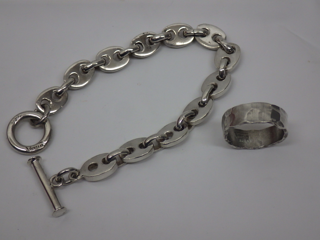 VERSANI ブレスレット 925 シルバー SILVER VERSANI ブレスレット 925 シルバー SILVER