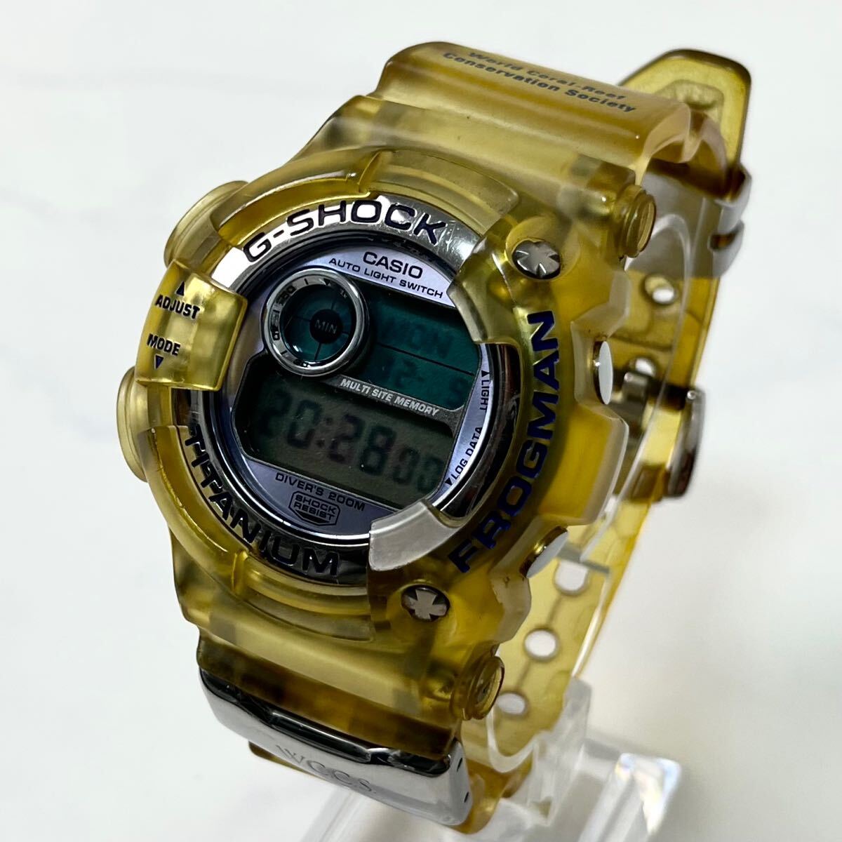 美品CASIO G-SHOCK フロッグマン WCCS9900系カスタム Yahoo!オークション - 【幻の逸品】 実働 CASIO G-SHOCK FROGMAN