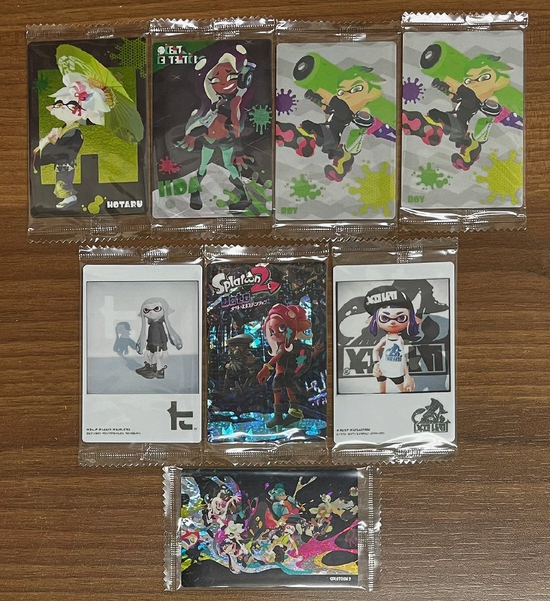 未開封 スプラトゥーン2 イカすカードウエハース プラカード 8枚 未開封 スプラトゥーン2 イカすカードウエハース プラカード 8枚