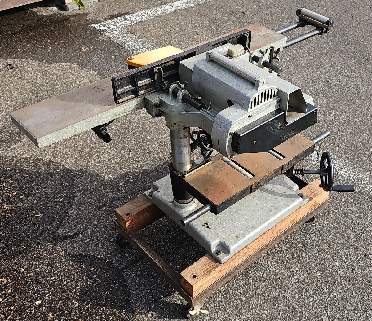 台車付き 動作品 RYOBI リョービ 自動カンナ AH-50C 木工機械 台車付き 動作品 RYOBI リョービ 自動カンナ AH-50C 木工機械