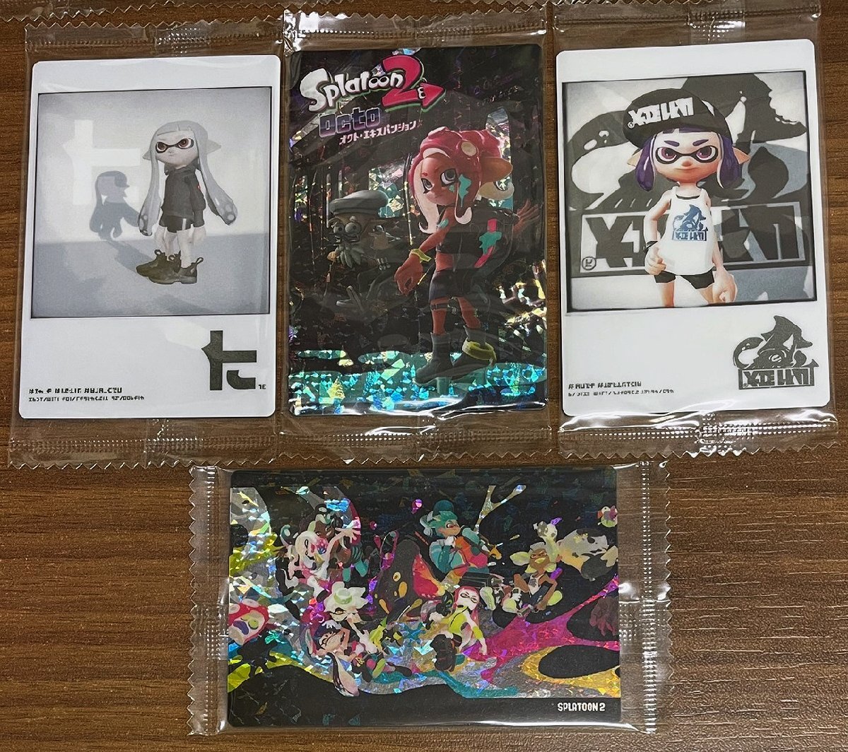 未開封 スプラトゥーン2 イカすカードウエハース プラカード 8枚 未開封 スプラトゥーン2 イカすカードウエハース プラカード 8枚