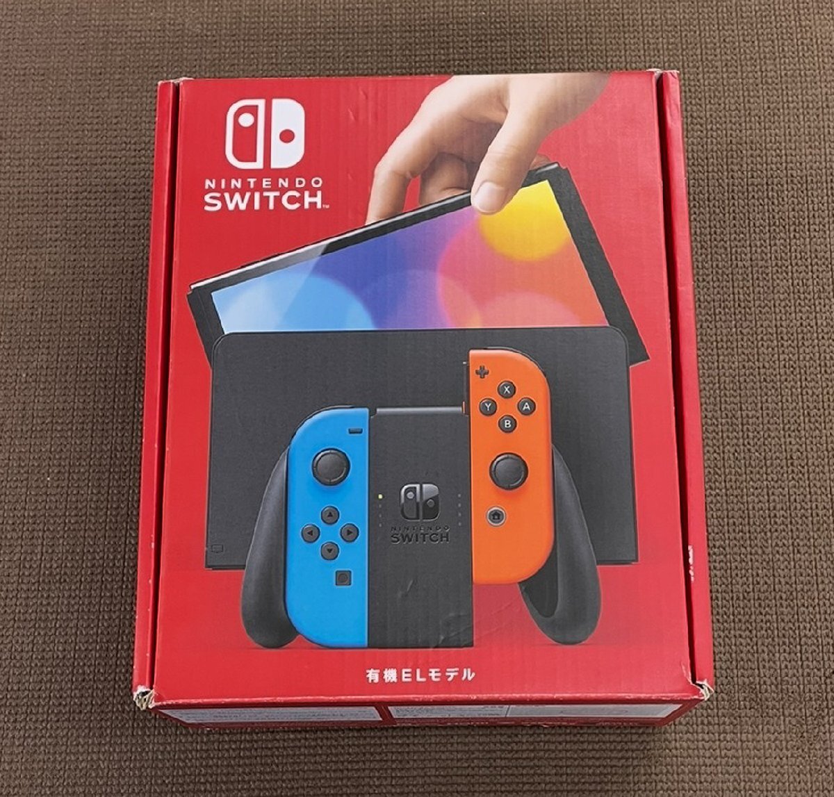 良品 Nintendo Switch 有機ELモデル GEG-S-KABAA ネオンブルー・ネオンレッド 付属品あり ニンテンドー スイッチ 任天堂