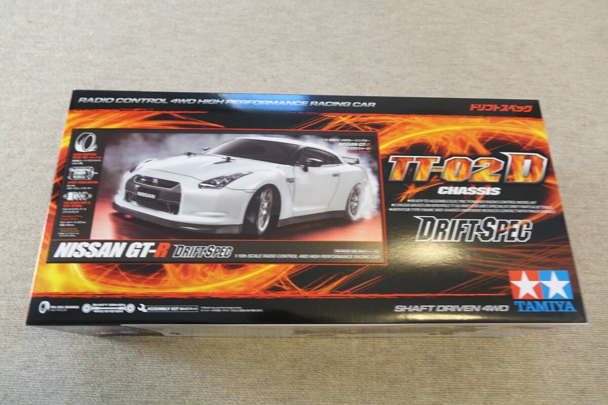 未組立 タミヤ 1/10電動RC 日産 GT-R （TT-02Dシャーシ） ドリフトスペック