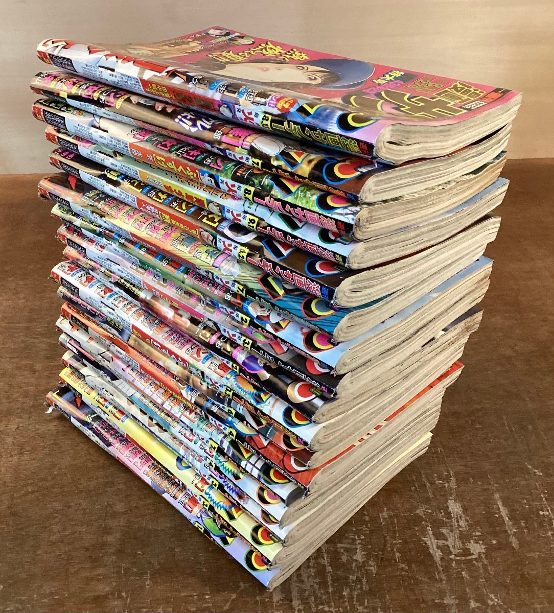 BB-9520■送料込■週刊 漫画サンデー 週刊誌 静かなるドン 順子 実業之日本社 本 雑誌 漫画 印刷物 平成14年 17冊 まとめて/くOOら