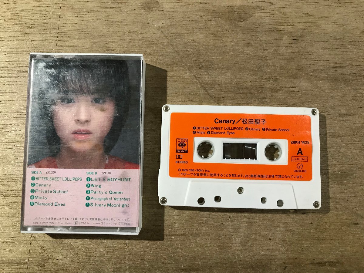 UU-6124 ■送料込■ 松田聖子 Canary 瞳はダイアモンド カセットテープ 音楽 MUSIC /くKOら