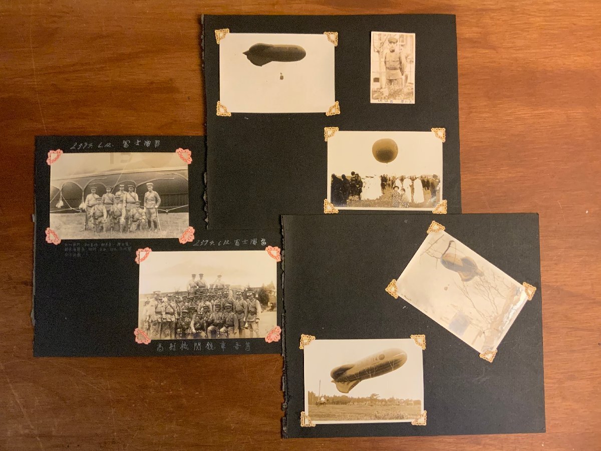 B様4冊 HH-9905 □送料込□ 陸軍 軍隊 写真 107枚 まとめて アルバム