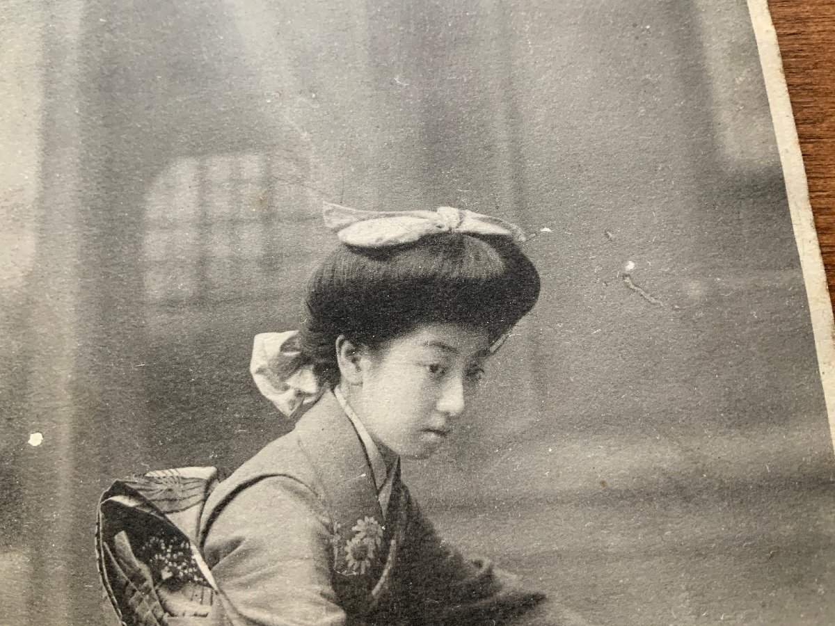 VV-6336 # включая доставку # Япония женщина музыкальные инструменты кото женщина прекрасный человек прекрасный женщина женщина кимоно японская одежда . type японская прическа retro человек пейзаж открытка с видом старинная книга старый лист документ фотография старый фотография /.NA.