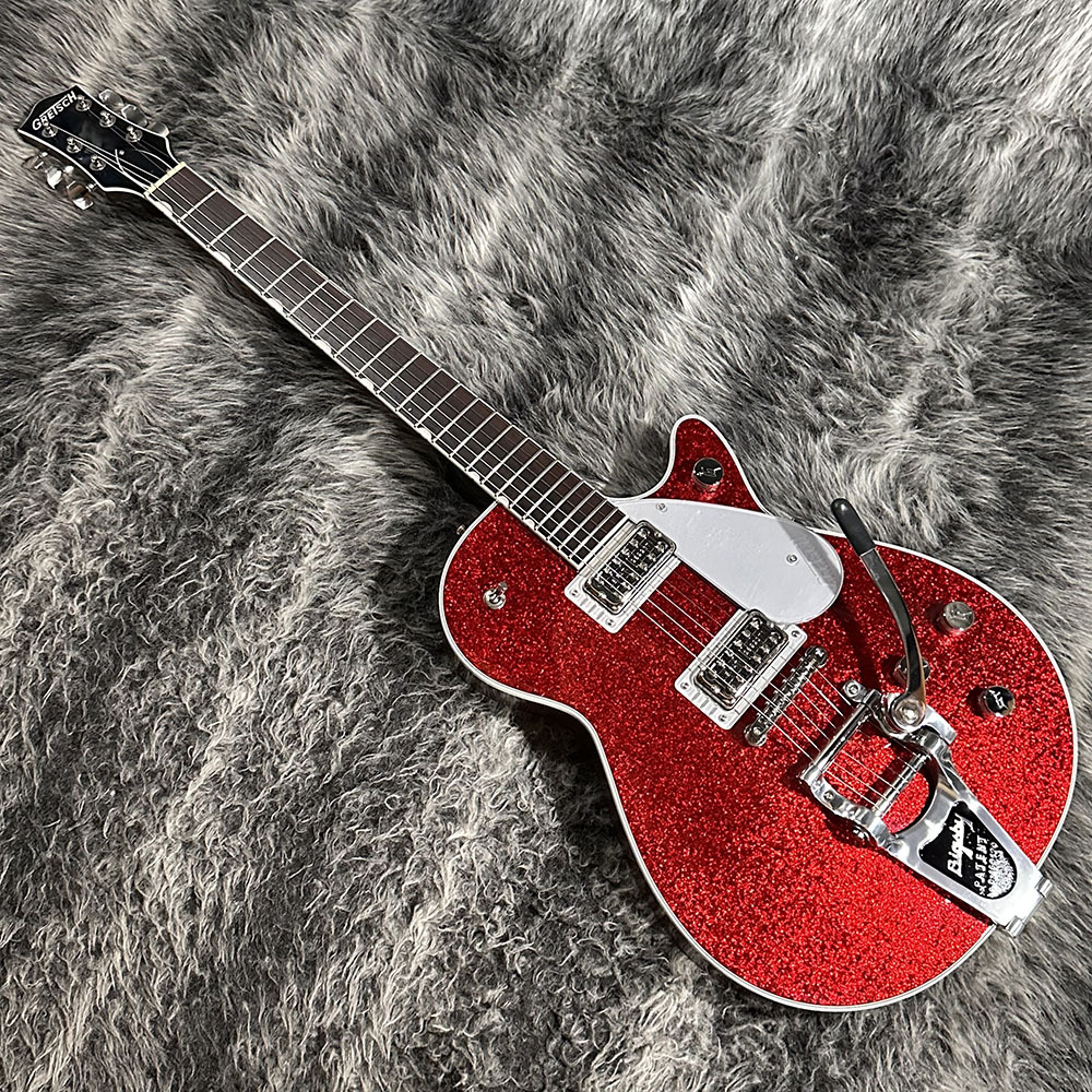 Gretsch G6129T Players Edition Jet FT with Bigsby Red Sparkle