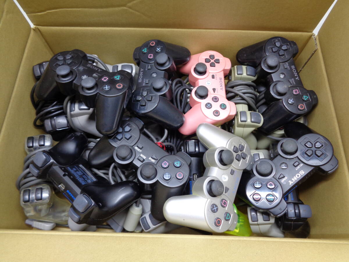 24-3 【ジャンク品】PS3・PS2・PS コントローラ まとめ売り